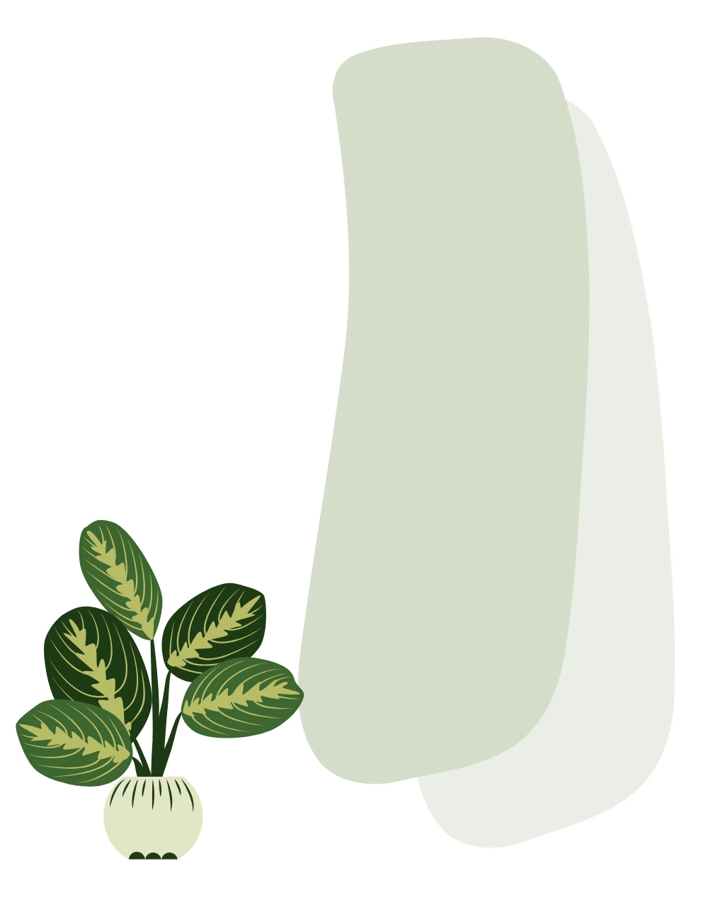 Plants note pad from Keeping Balanced
